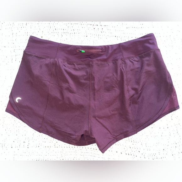 NWT ZYIA Plum Mesh Energy Shorts, XXL, running shorts new - Picture 2 of 4